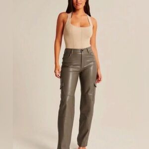 Abercrombie & Fitch Olive Green High Rise Pants